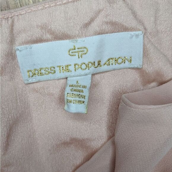 DRESS THE POPULATION CAMBRIA
TIE BODICE GOWN - Picture 13 of 16